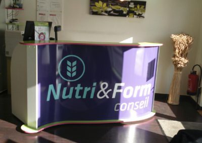 Comptoir d’accueil Nutri&Form conseil