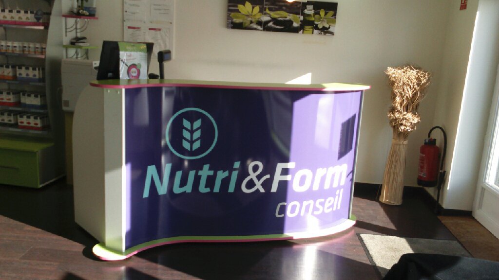 Comptoir d’accueil Nutri&Form conseil