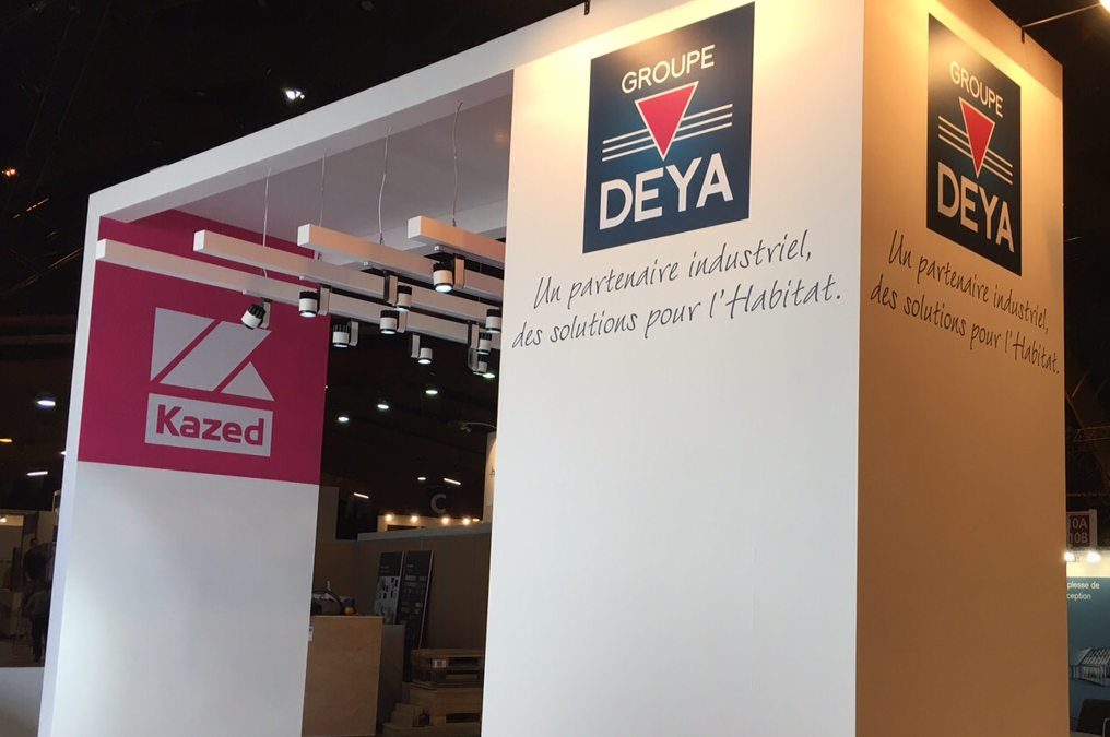 Habillage de stands pour le salon Artibat (Rennes)