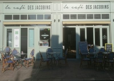Enseigne pour un nouveau café en plein centre de Rennes