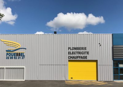 Nouvelle enseigne pour l’entreprise Pouessel