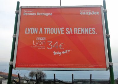 Aéroport de Rennes : Affiche Adhésive 4X3