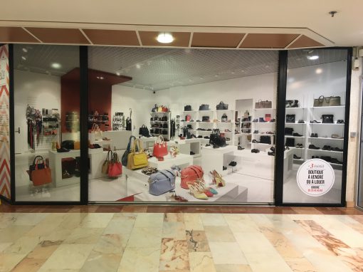 Centre Commercial : Habillage de Vitrines