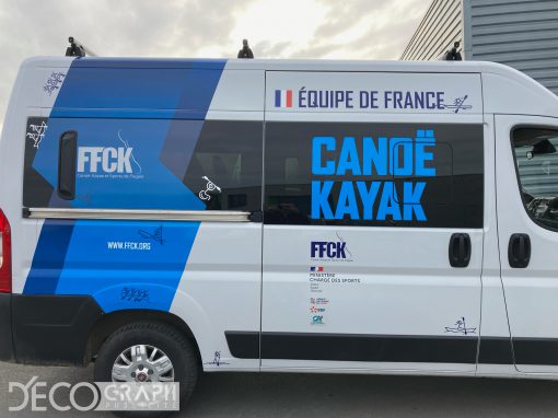 Equipe de France Canoë Kayak : Marquage Véhicule