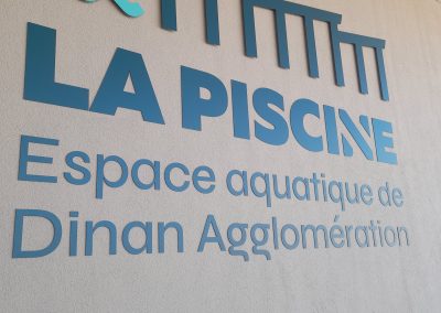 Piscine de Dinan : Signalétique