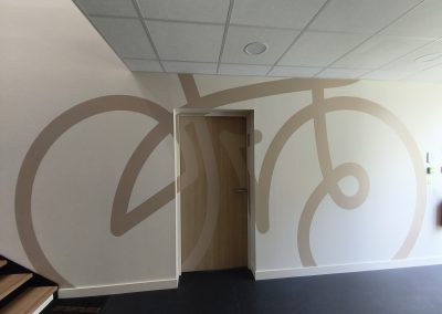 Agence de voyages à vélo : Décoration murale