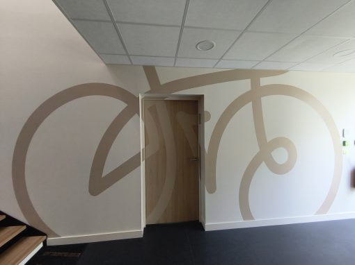Agence de voyages à vélo : Décoration murale