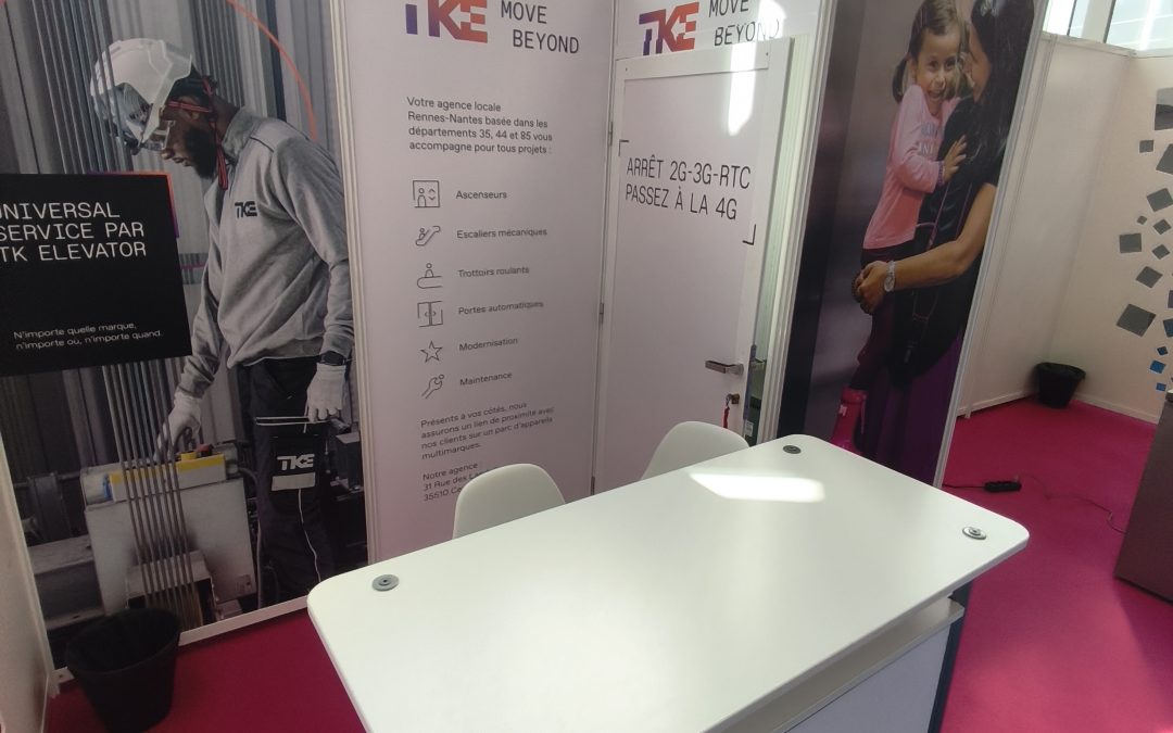 Salon : habillage stands