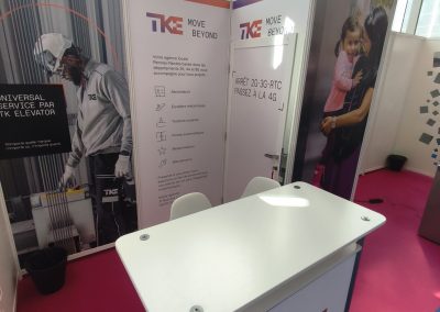 Salon : habillage stands