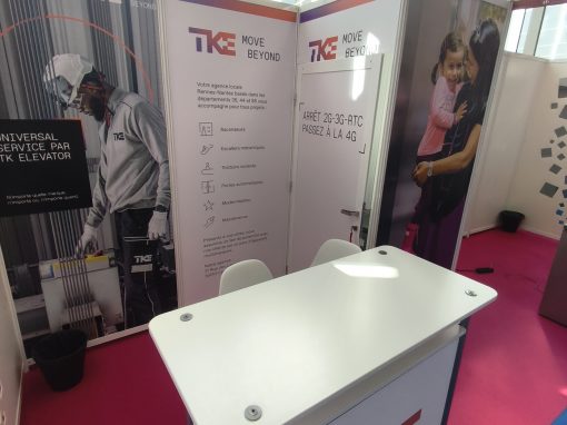 Salon : habillage stands